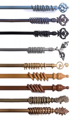 Choose from a Variety of Curtain Rods!